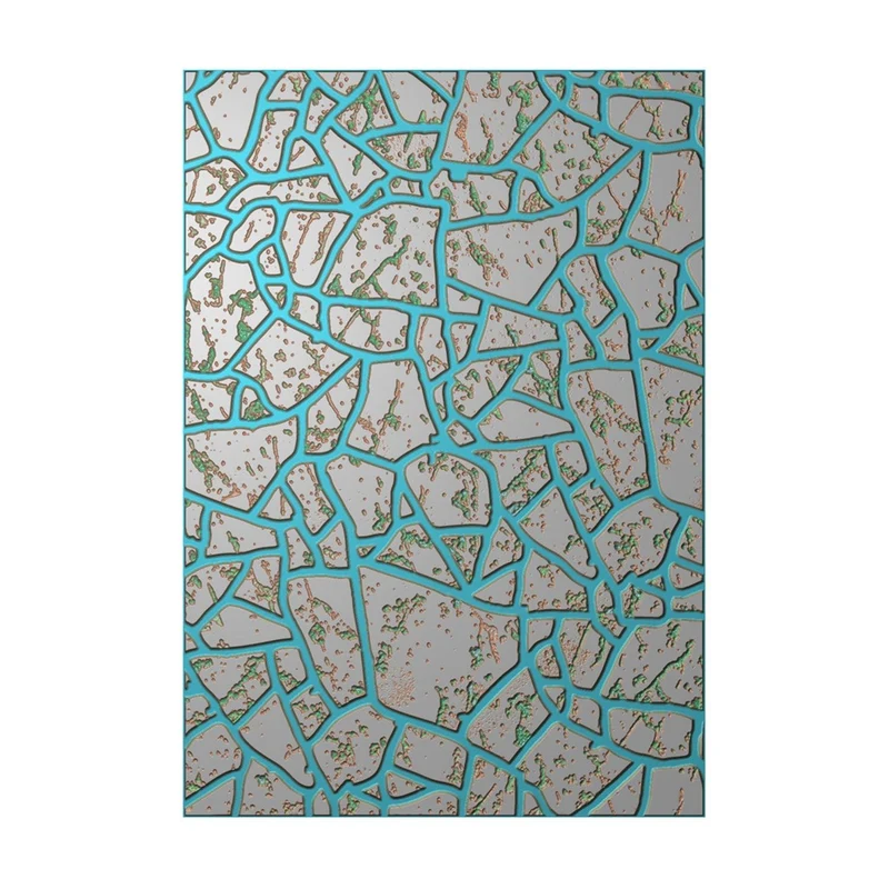 Poppy Crafts 3D Embossing Folder #255 - Cracked Ice