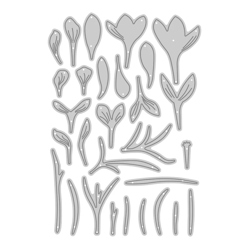 Poppy Crafts Cutting Dies #1465 - Crocus Layers