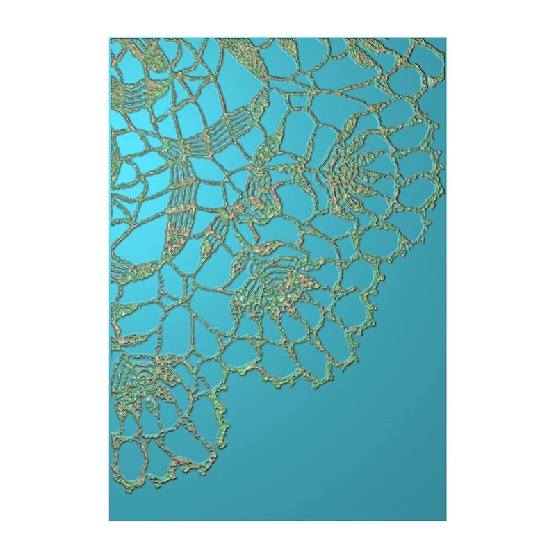 Poppy Crafts 3D Embossing Folder #244 - Lace Filigree