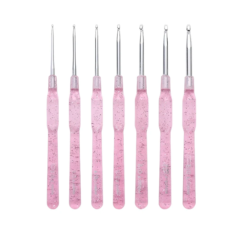 Poppy Crafts Crochet Hook Set #26 - Pink Glitter