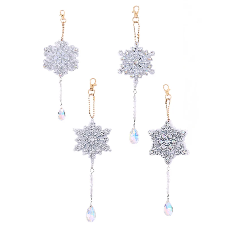 Poppy Crafts Diamond Art Hanging Ornaments #2 - Aurora Snowflakes