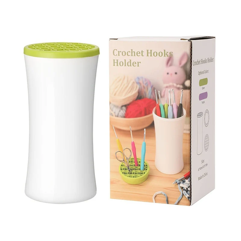 Poppy Crafts Crochet Hook Holder - Green