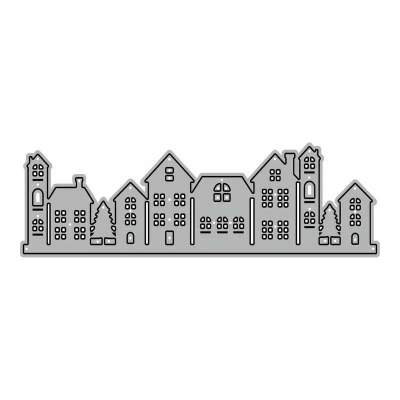 Poppy Crafts Cutting Dies #1781 - Winter Village