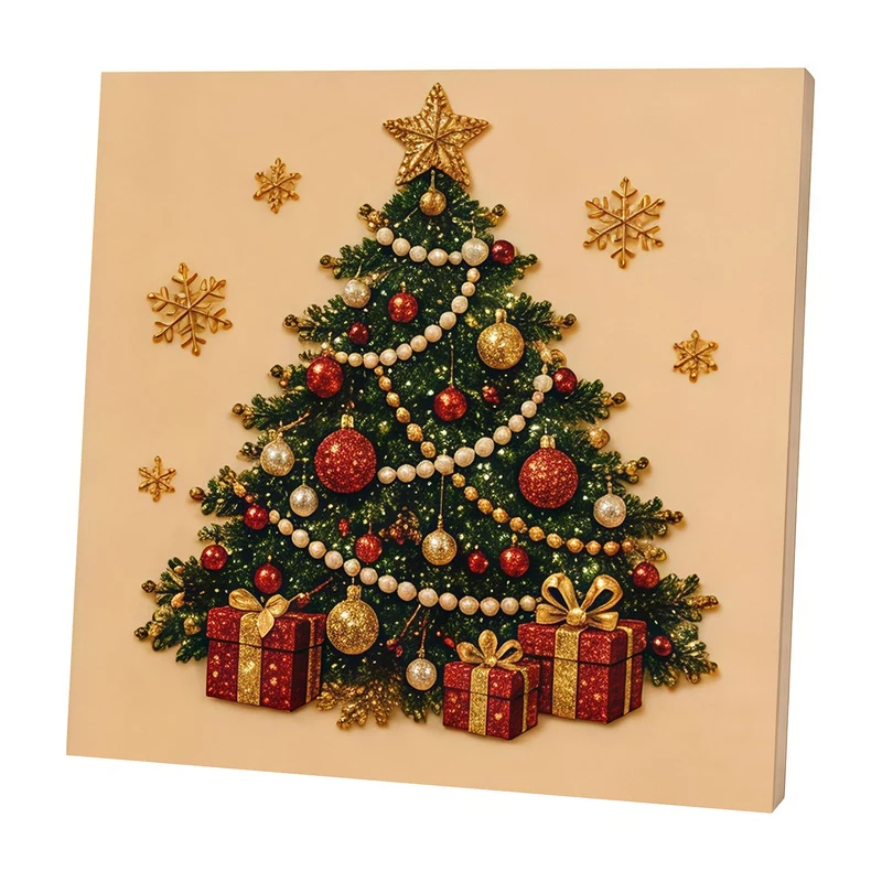 Poppy Crafts Pearl Art Kit #72 - Christmas Tree