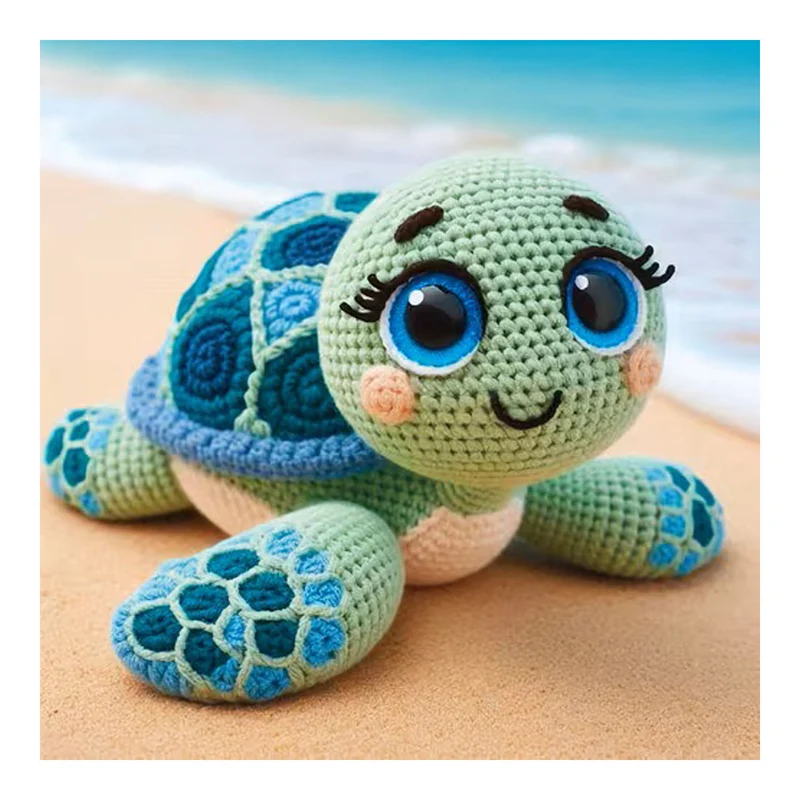 Poppy Crafts Learn to Crochet Kit #83 - Sea Turtle