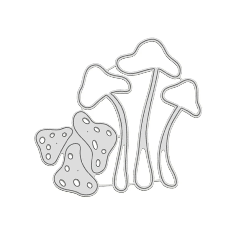 Poppy Crafts Cutting Dies #1752 - Mushroom Cluster