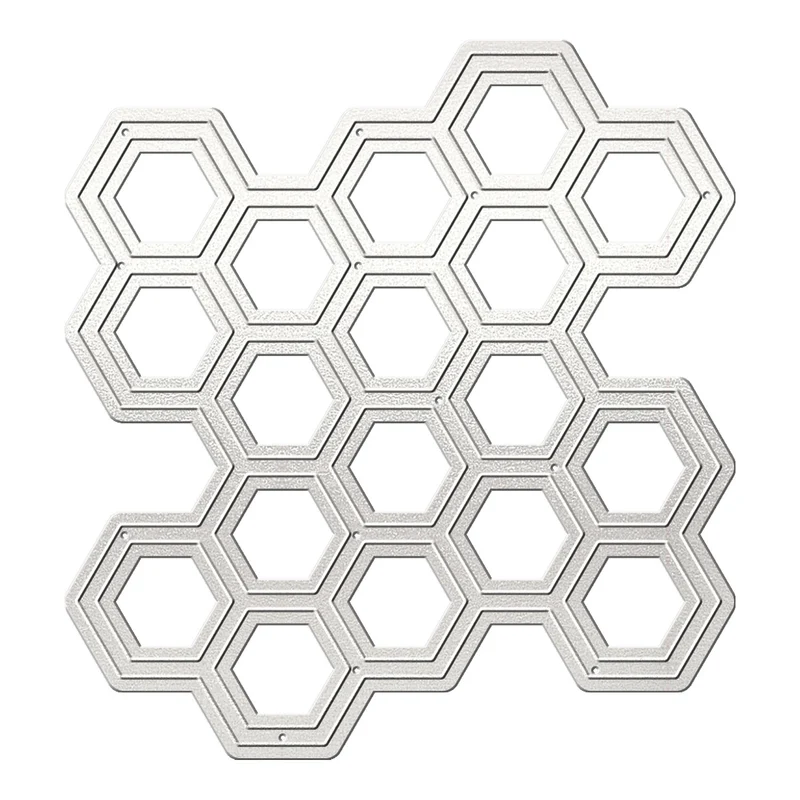 Poppy Crafts Cutting Dies #1761 - Honeycomb Pattern