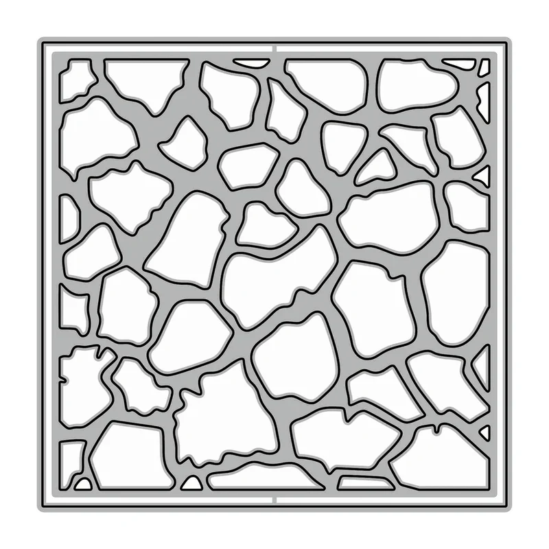 Poppy Crafts Cutting Dies #1763 - Pebble Pattern