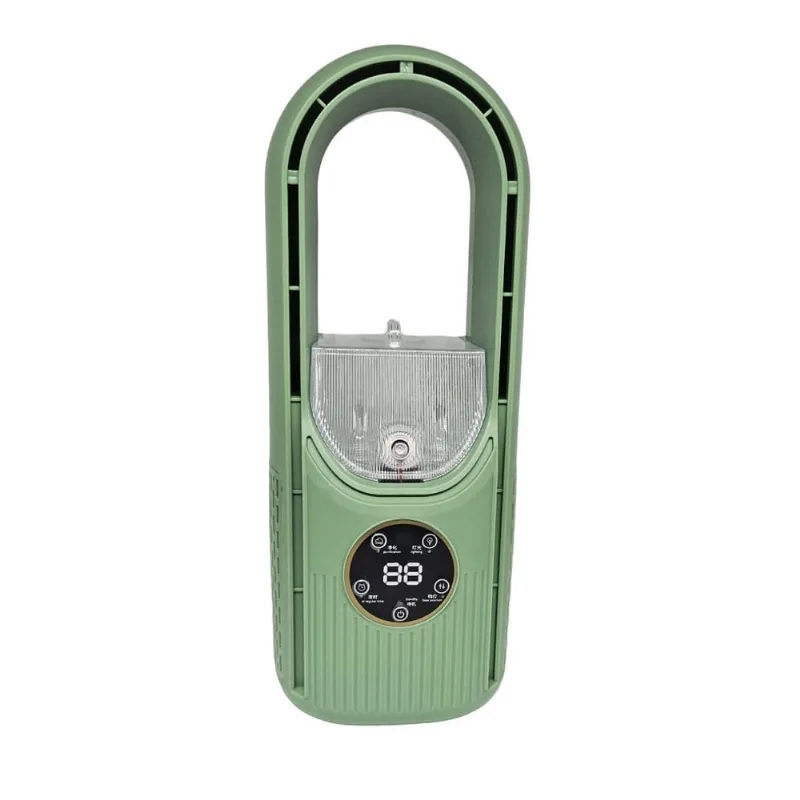 Mini Ventilador Verde de Mesa de Seis Velocidades