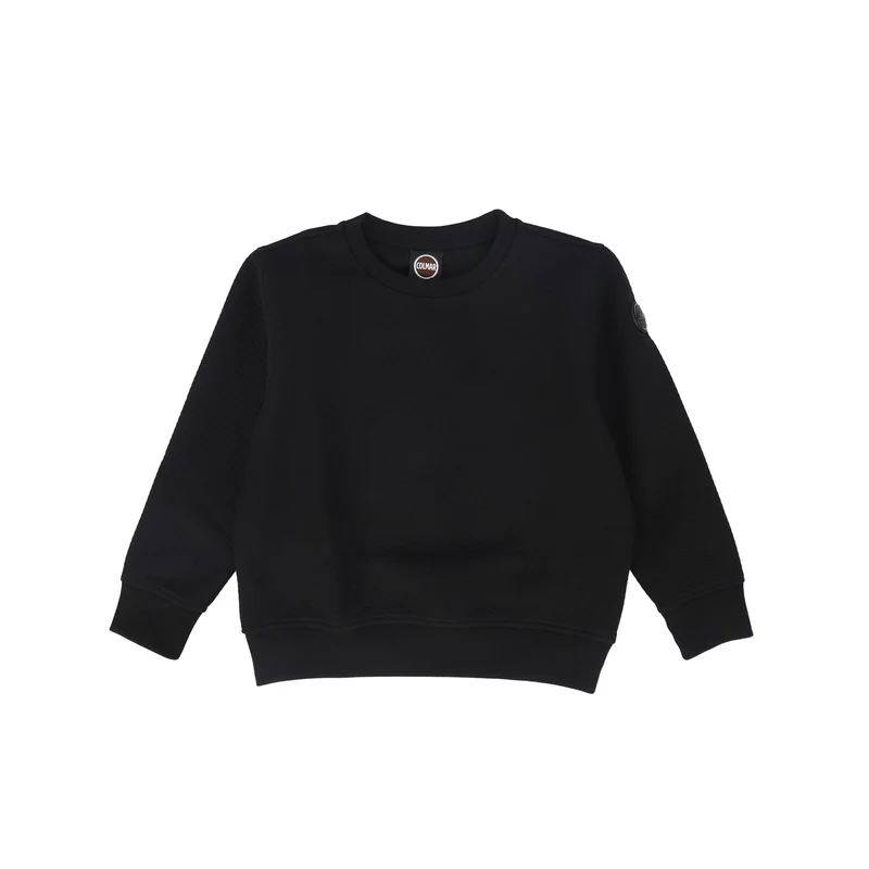 COLMAR BLACK TEXTURED CREWNECK SWEATSHIRT 4