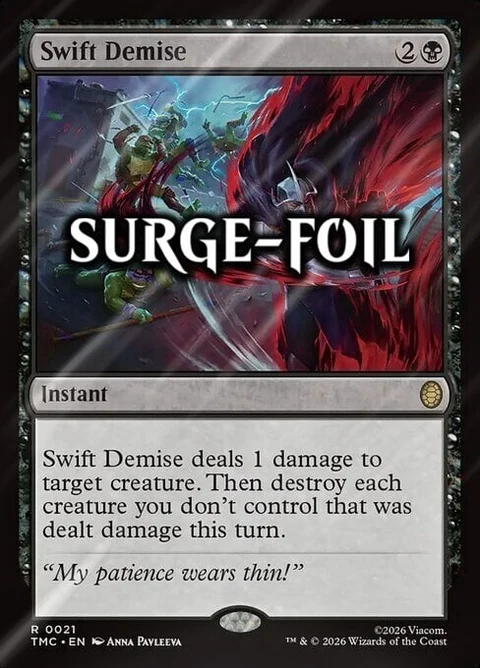Swift Demise (21s) - Surge-Foil Foil / Near Mint