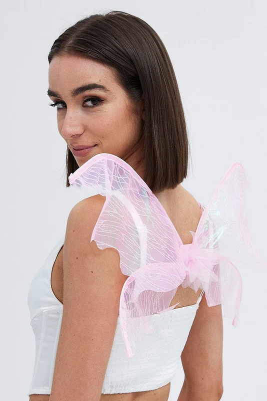 Pink Festival Butterfly Wings ONE