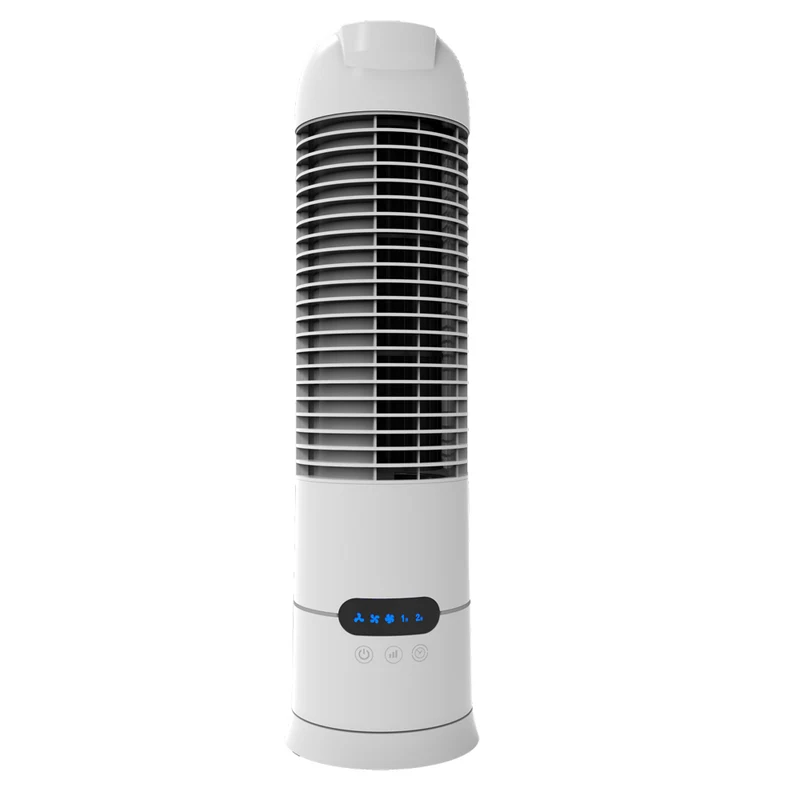 Heller Mini Tower Fan 40cm Oscillating 3 Speeds Copper Motor Timer White Nightingale Superstore
