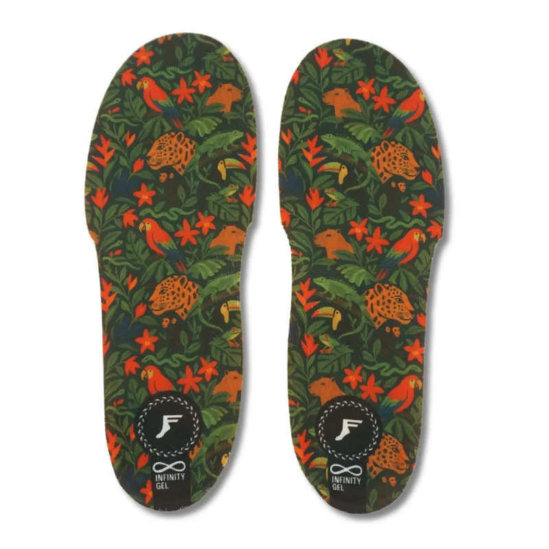 FP Gamechangers Infinity Foam Mid Profile Insoles - Forest Camo 8/8.5