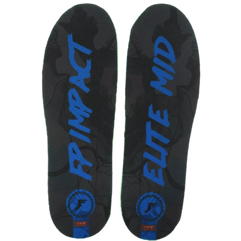 FP Kingfoam Comfort+ Mid Profile Insoles Black Camo/Blue L