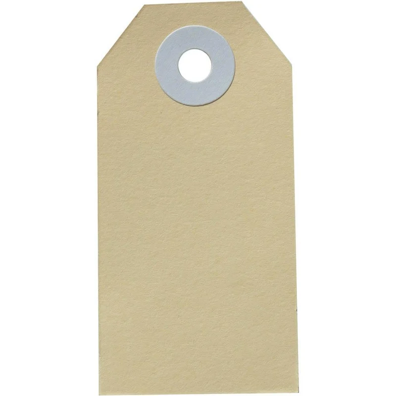 Avery 11100 Shipping Tag Size 1 70x35mm Buff Box 100 SuperOffice