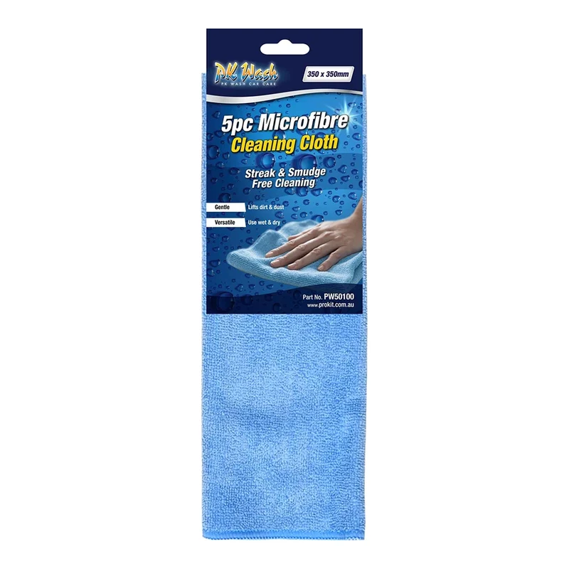 PKWash Microfibre Towels 5 Pack - PW50100