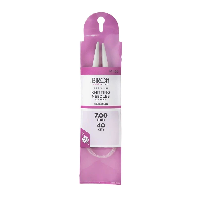 Birch Knitting Needle Circular Premium 40cm 7.00mm x 40cm / One Size
