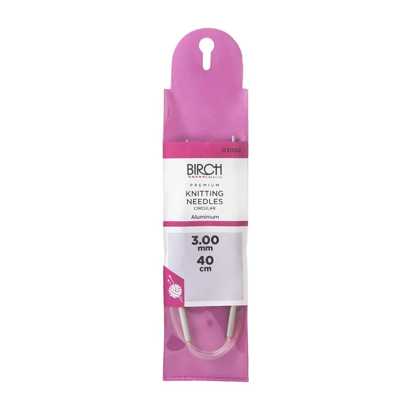 Birch Knitting Needle Circular Premium 40cm 3.00mm x 40cm / OS
