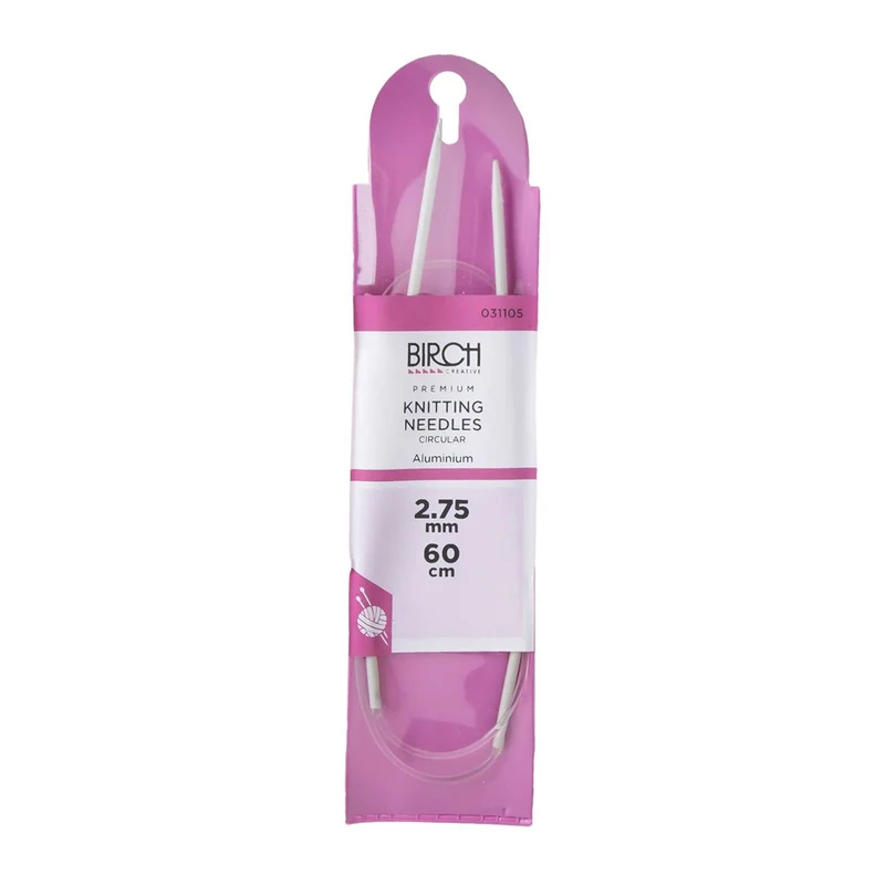 Birch Knitting Needle Circular Premium 60cm 2.75mm x 60cm / OS