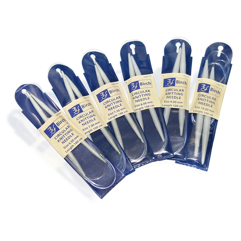 Birch Knitting Needle Circular Premium 100cm 5.00mm x 100cm / One Size