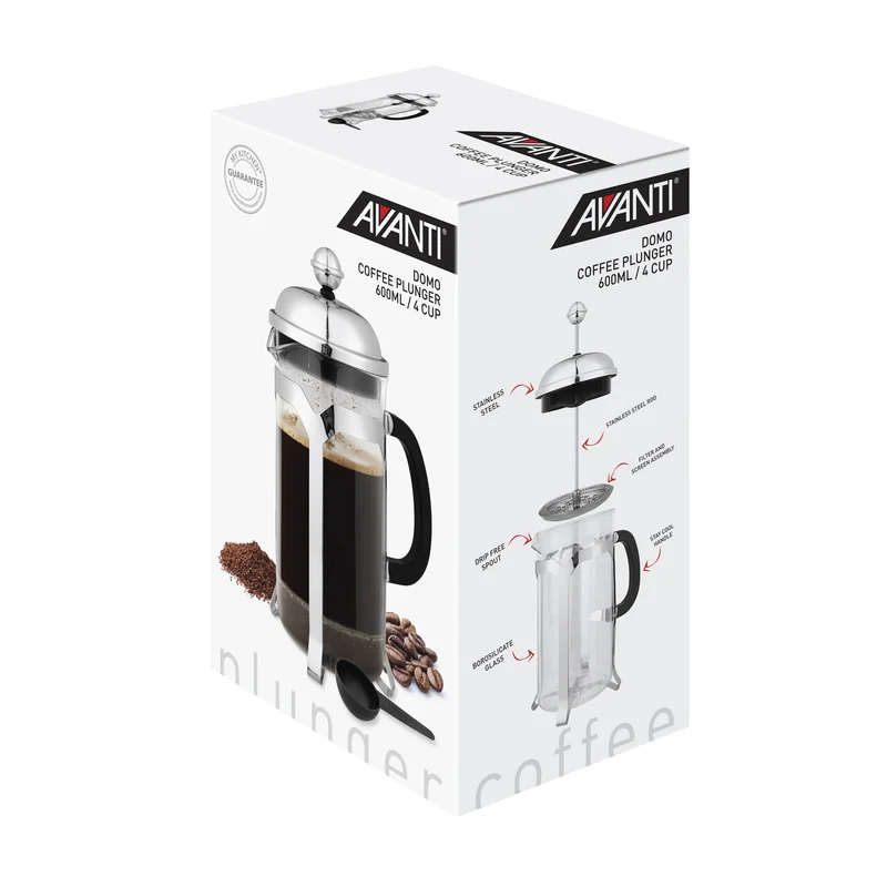 Avanti Domo 4 Cup Coffee Plunger 600ml Boutique Retailer