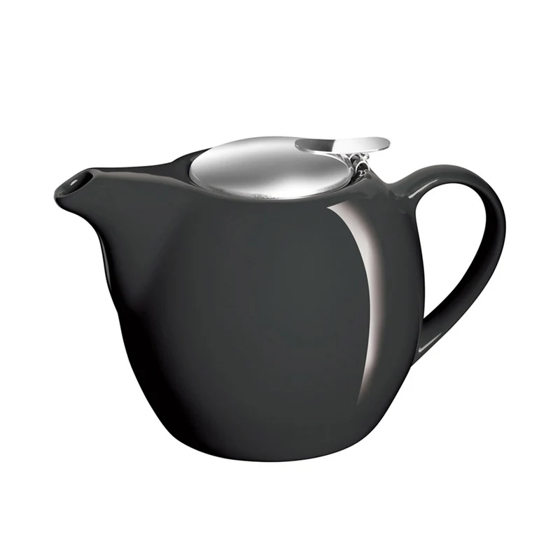 Avanti Camelia Ceramic Teapot 750Ml - Black | Camelia PurpleSpoilz
