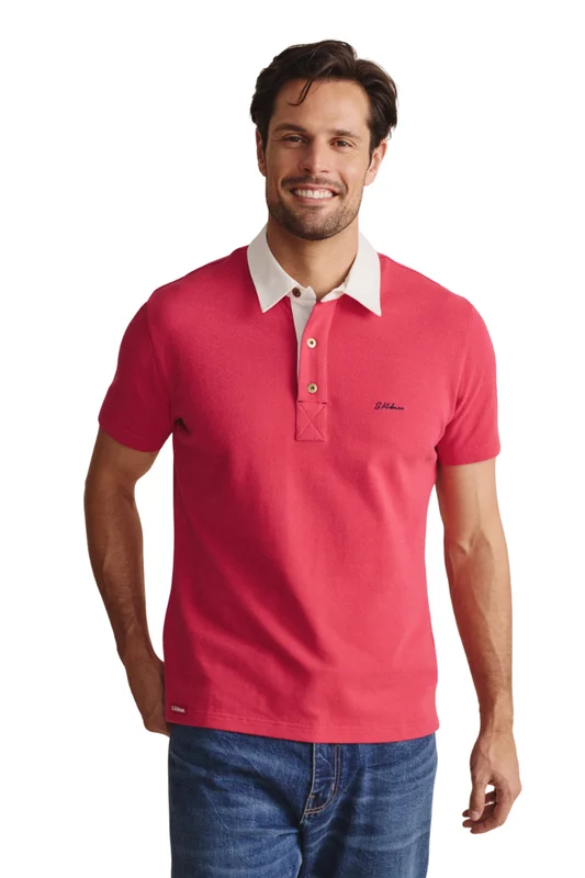 S.Kidman Mens Fitzroy Polo (1POM00009) Red 4XL