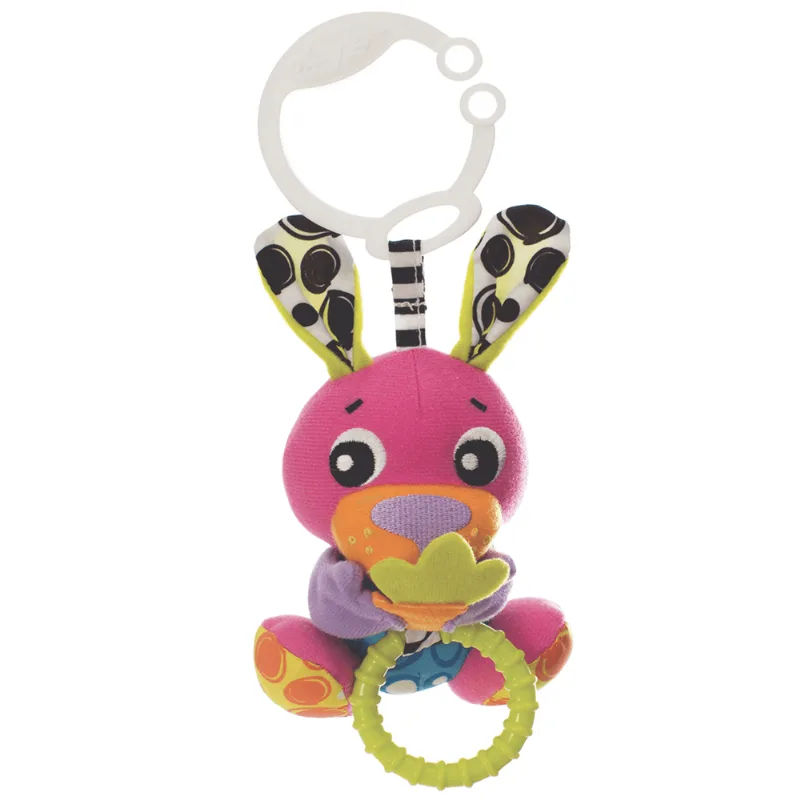 Peek-a-boo wiggling bunny-pink Playgro