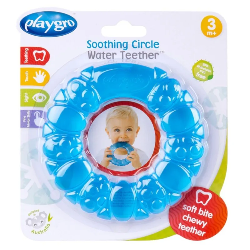 Mordedor PLAYGRO Enfriable Circular Azul