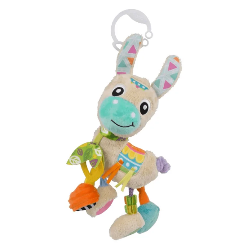 Juguete didáctico sensory friend lupe llama playgro