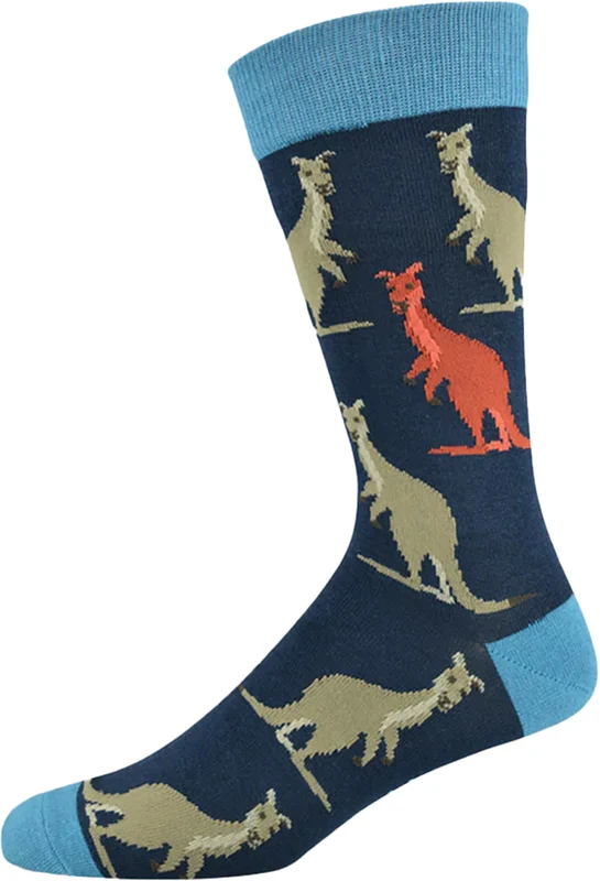 Bamboozld Mens Kanga Bamboo Socks (BBS18KANGA) Navy 7-11