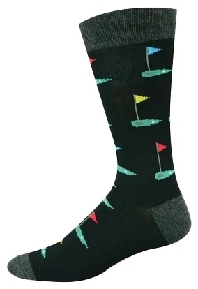 Bamboozld Mens Golf Bamboo Socks (BBS16GOLAK) Black 7-11