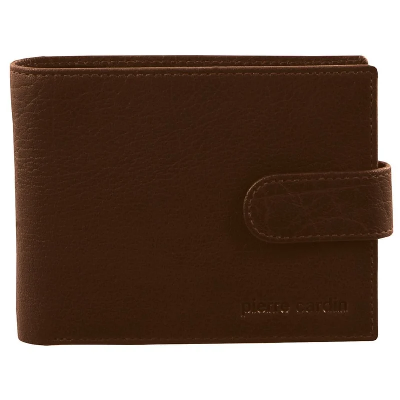 Pierre Cardin Men's Rustic Leather Bi-Fold Cash/Card Wallet Chesnut Boutique Retailer