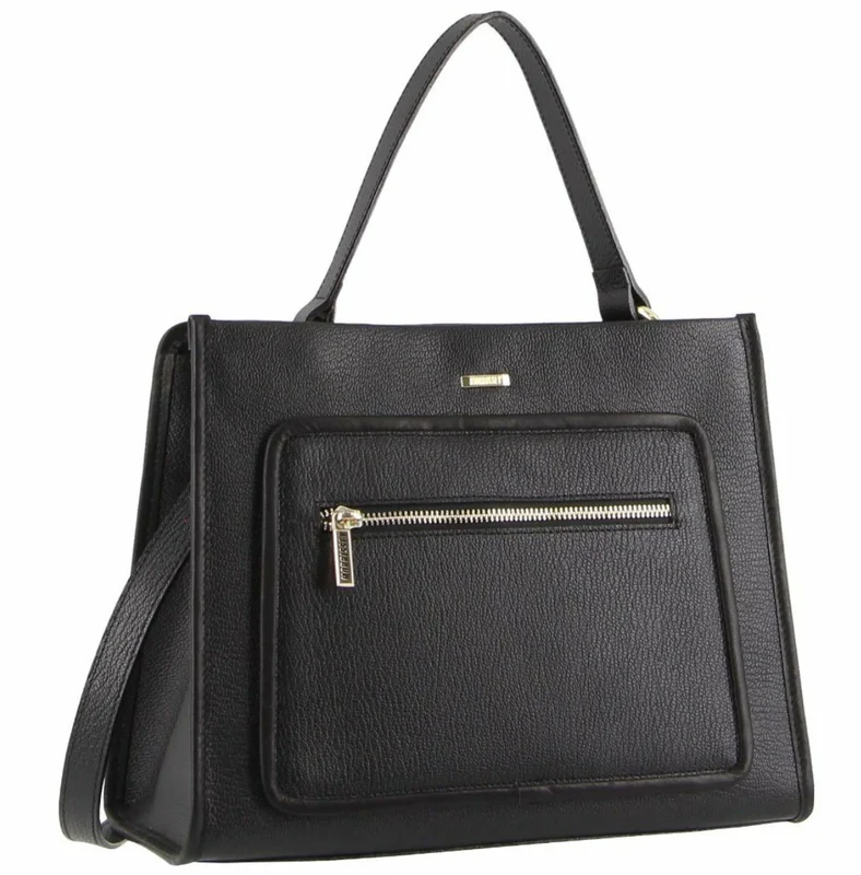 Morrissey Ladies Italian Structured Leather Tote Bag Handbag Womens - Black Boutique Retailer