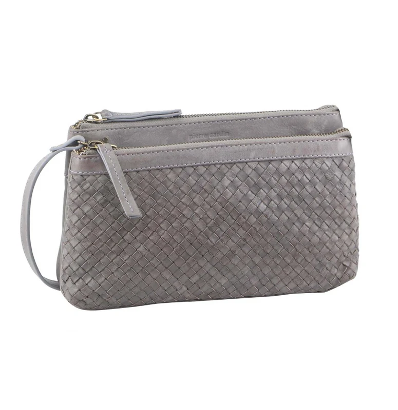 Pierre Cardin Woven Ladies Crossbody/ Clutch Bag - Sky Blue Boutique Retailer