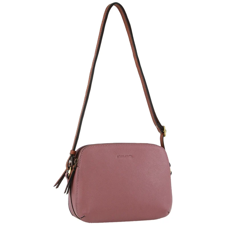 Pierre Cardin Women's Leather Classic Shoulder Crossbody Bag 24x17cm Rose Boutique Retailer
