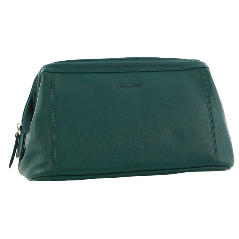 Pierre Cardin Rustic Leather Toiletry/Travel/Cosmetic Utility Bag Zirkon Boutique Retailer