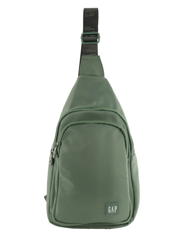 GAP Unisex Travel Nylon Crossbody/Sling Bag w/ Secure Zip 23x38cm Twig Orquestra