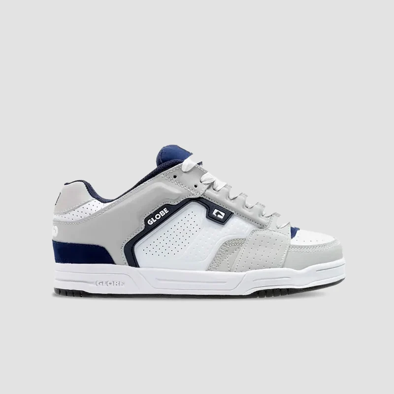 Globe Scribe Shoes - Grey/White/Navy 9uk / Grey/White/Navy