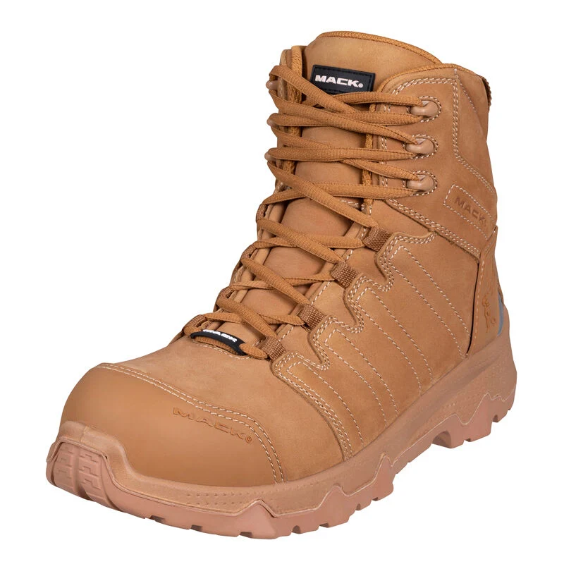 Mack Mens Octane 2.0 Zip Safety Boots (MKOCTAN2ZHHF) Honey 8.5 (UK)