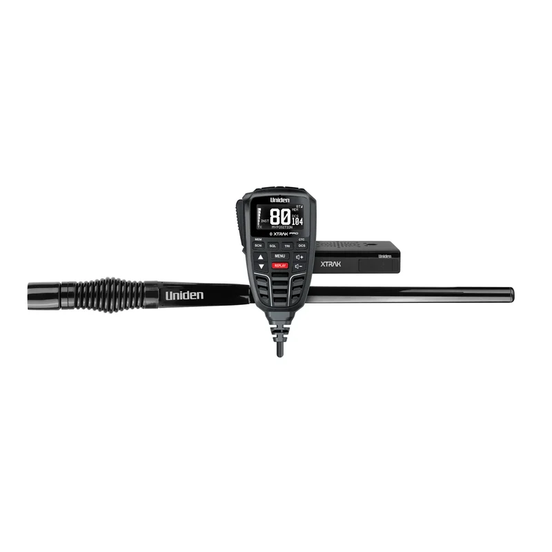 Uniden XTRAK 80 PRO 4x4 Pack - Smart UHF Radio with Large OLED Display and Location Sharing Uniden