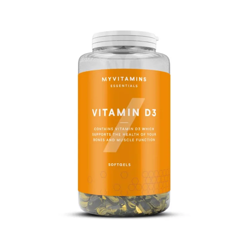 Vitamina D3 Myprotein - 180 Cápsulas