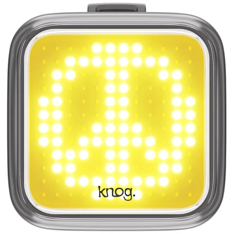 Knog Blinder Light Peace Pattern Front Black