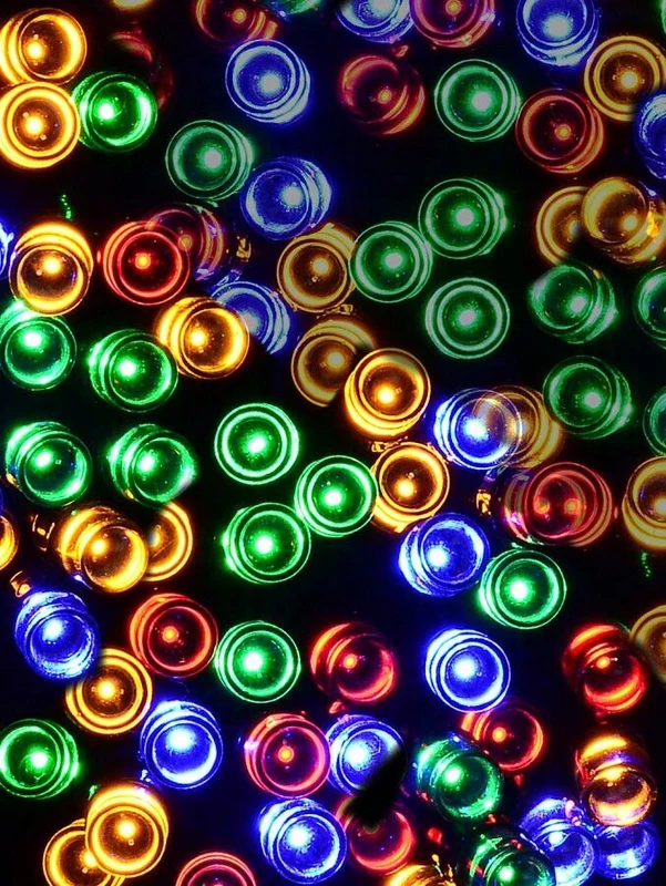 1000 Multi Colour LED String Fairy Lights 8 Function | 50mGreen, Red, Blue & Orange Christmas Warehouse