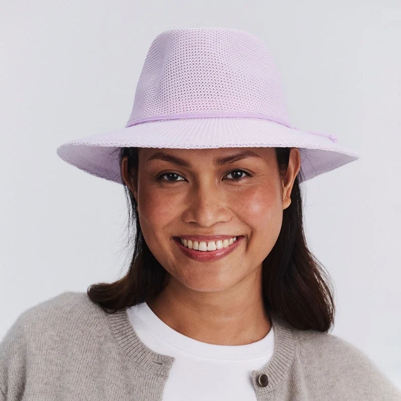 Rigon Womens Jacqui Mannish Hat Lilac / ML