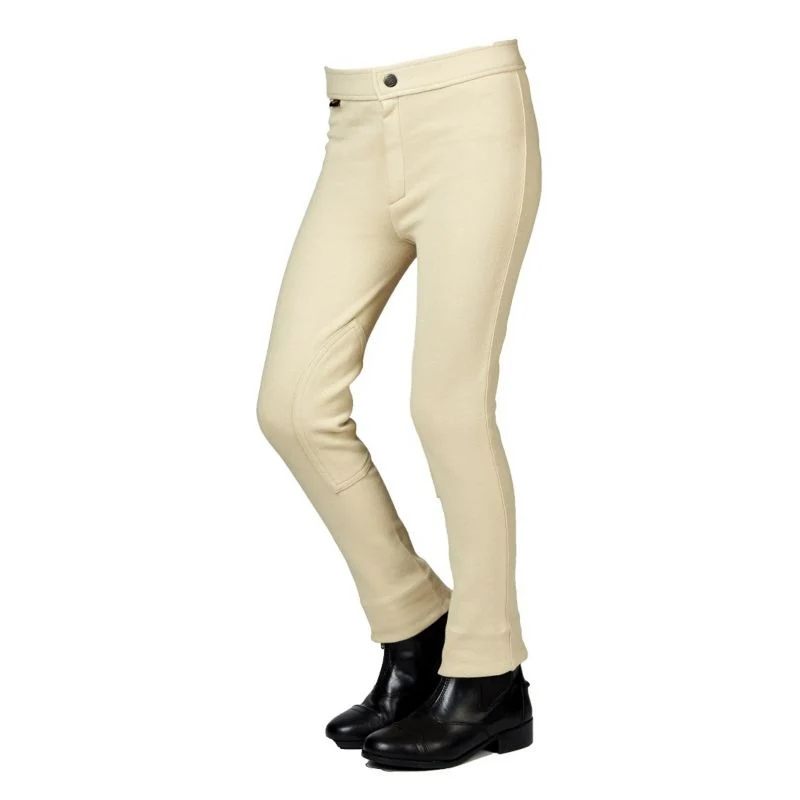 Saxon Kids Adjustable Waist Jodhpurs Black / 12