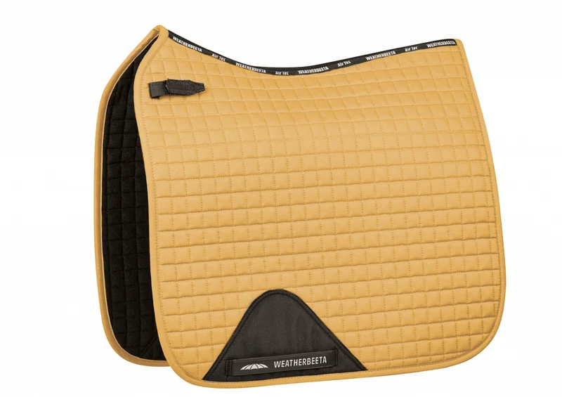 Weatherbeeta Prime Dressage Saddle Pad Mustard Yellow / Full