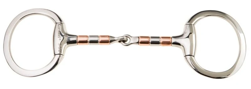 Korsteel Copper/Steel Mouth Rollers Eggbutt Stainless Steel / 5