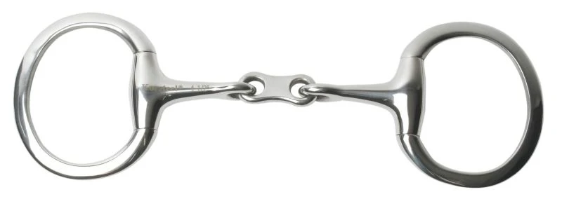 Korsteel French Link Eggbutt Snaffle Bit Stainless Steel / 5 1/2